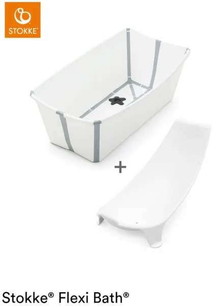 Flexi Bath und Newborn Support - weiß