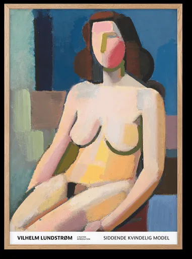 Peléton Sitzendes Weibliches Modell, 1942 70x100 Poster