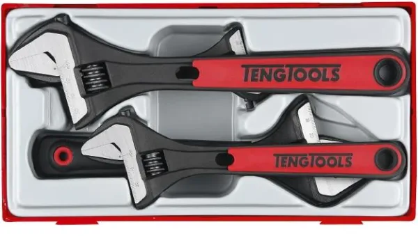 Teng Tools verstellbarer Schraubenschlüsselsatz TTADJ04 mit 4 Teilen