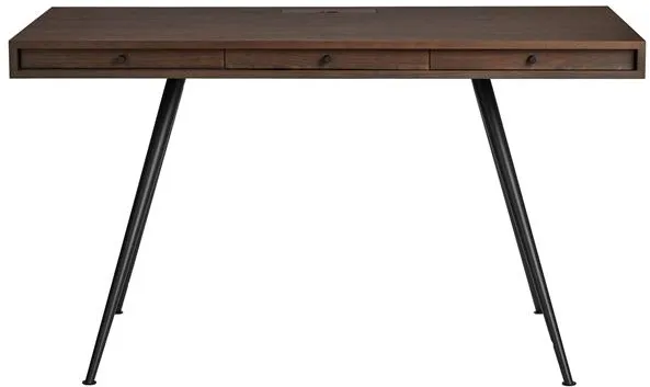 NORR11 JFK Schreibtisch Dunkles Rauch-Eschenfurnier