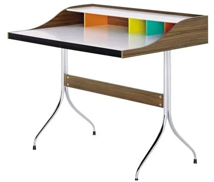 Vitra Home Desk Nussbaum/Chrom
