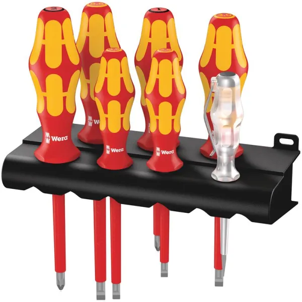 Wera Schraubendreher-Set 160 i/165 i/7 Kraftform Plus Serie 100 Rack