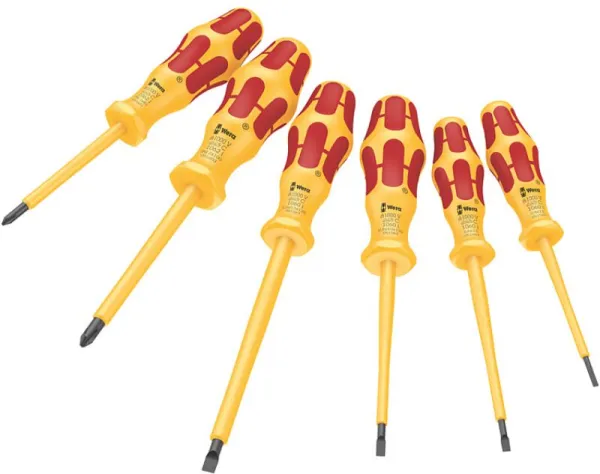 Wera 1060 i/1062 i/6 Schraubendreher-Set Kraftform VDE, 6-teilig