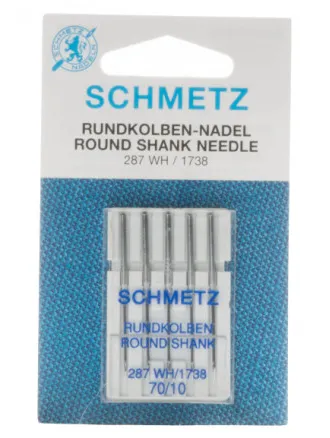 Schmetz Nähmaschinennadeln 287 WH-1738 Größe 70 - 5 Stk.