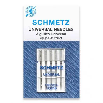Schmetz Nähmaschinennadeln Universal 130/705H Größe 100 - 5 Stk.