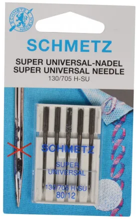 Schmetz Nähmaschinennadeln Super Universal Größe 80 - 5 Stk