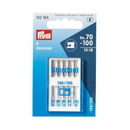 Prym Nähmaschinennadeln Universal 130/705 Größe 70-100 - 5 Stk