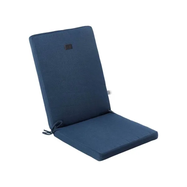 Sitz-/Rückenpolster für Klappstuhl - Blau