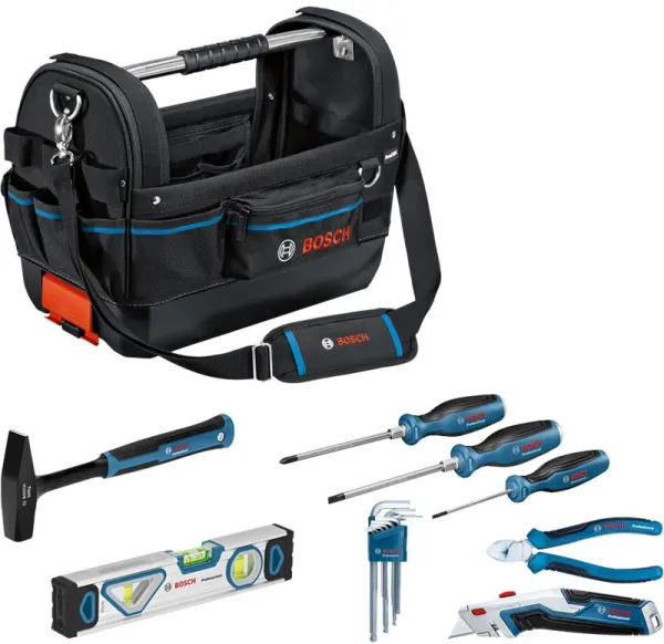 Bosch GWT 20 Werkzeugkoffer mit 6 Werkzeugen